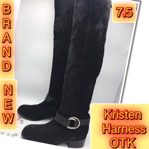 Frye Kristen Harness OTK Brand New suede leather